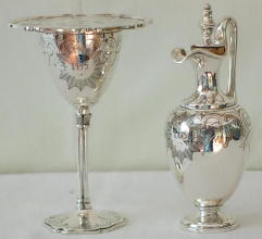 Victorian Sterling Silver Communion Set